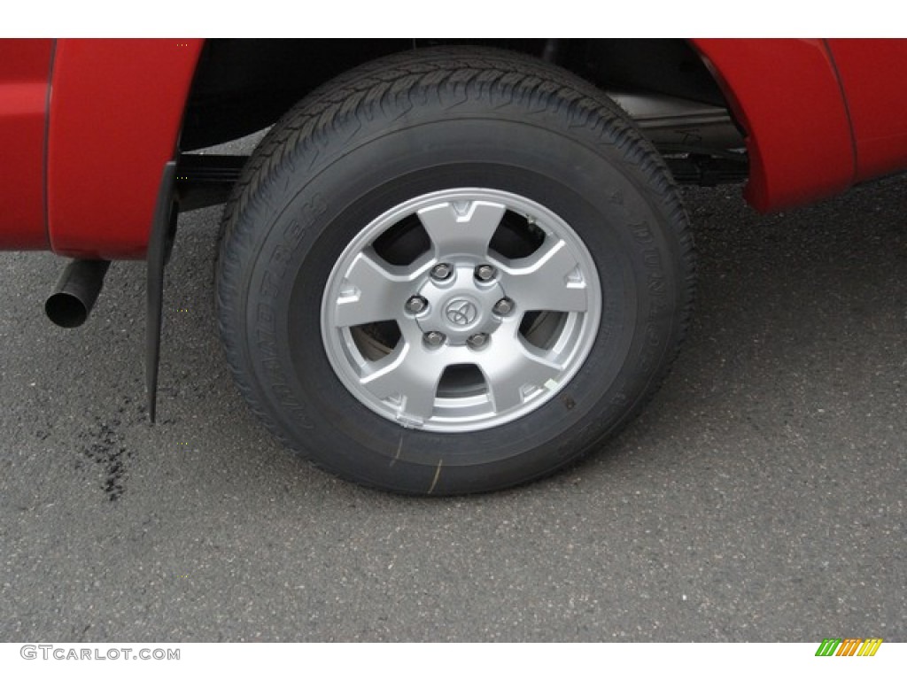 2014 Tacoma V6 SR5 Double Cab 4x4 - Barcelona Red Metallic / Graphite photo #9