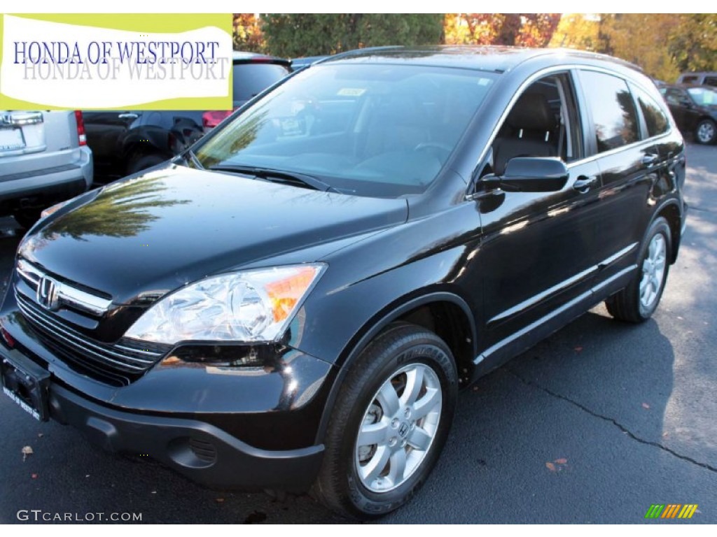 2007 Nighthawk Black Pearl Honda CRV EXL 4WD 87763169 Photo 2
