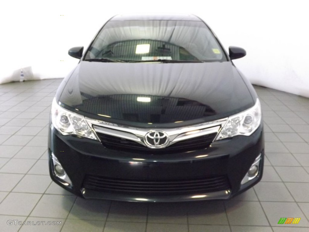 2012 Camry XLE - Attitude Black Metallic / Ash photo #2