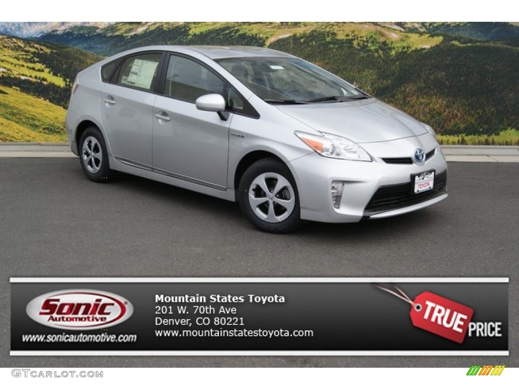 2013 Prius Four Hybrid - Classic Silver Metallic / Dark Gray photo #1