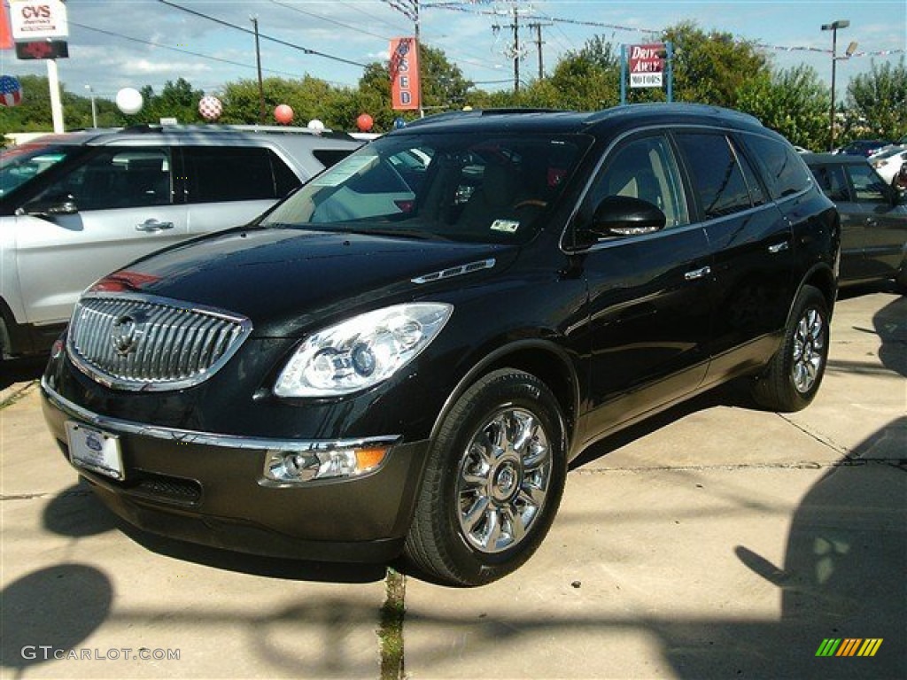 2011 Enclave CXL - Carbon Black Metallic / Cashmere/Cocoa photo #2