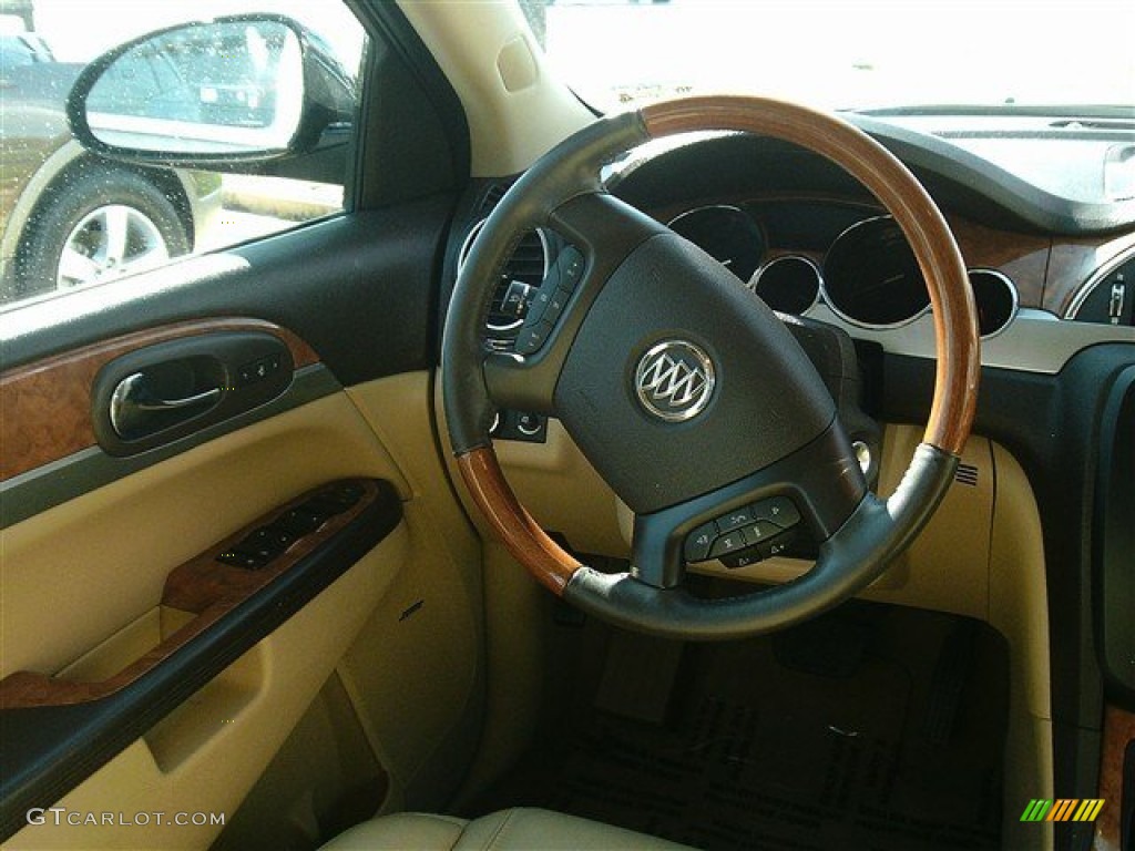 2011 Enclave CXL - Carbon Black Metallic / Cashmere/Cocoa photo #13