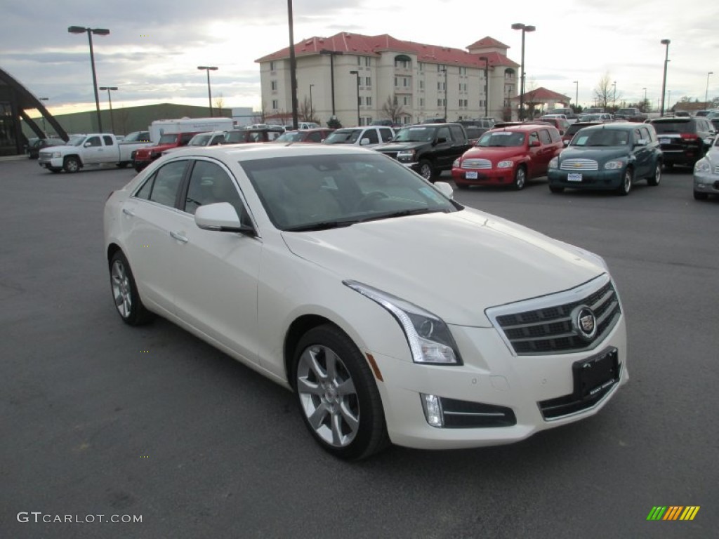 White Diamond Tricoat Cadillac ATS