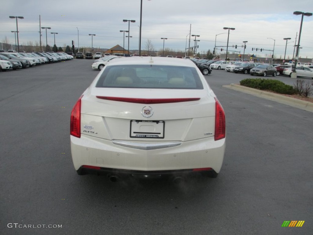 2013 ATS 3.6L Performance AWD - White Diamond Tricoat / Caramel/Jet Black Accents photo #5