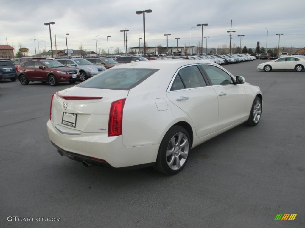 2013 ATS 3.6L Performance AWD - White Diamond Tricoat / Caramel/Jet Black Accents photo #6