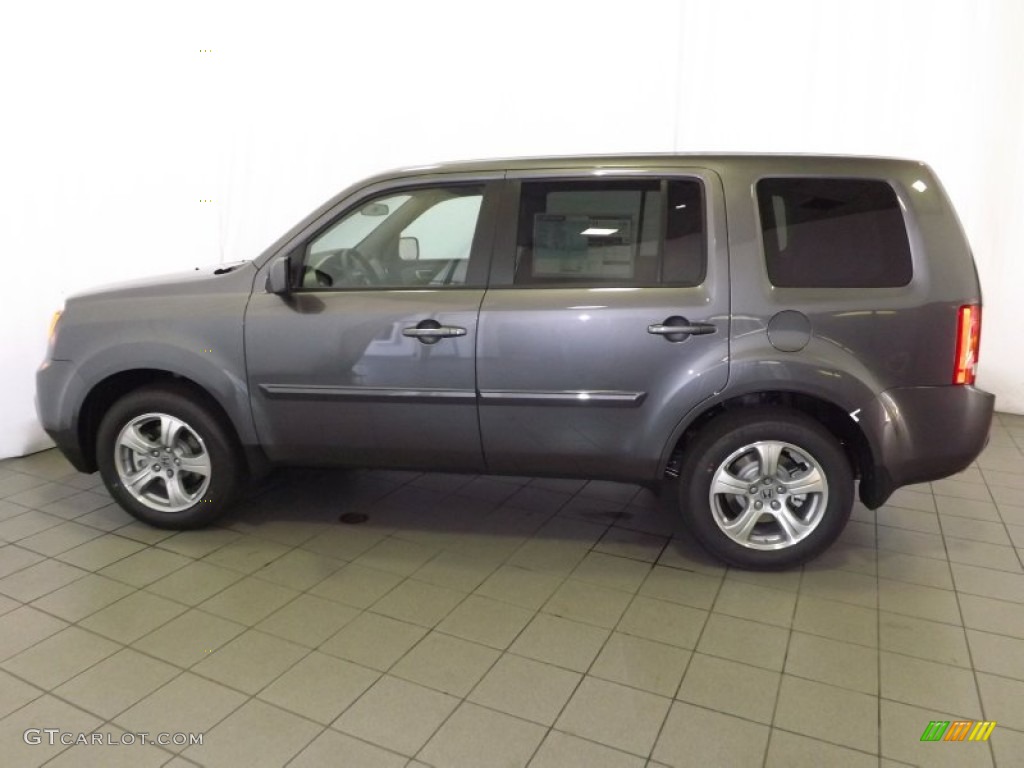 Modern Steel Metallic 2014 Honda Pilot EX Exterior Photo #87780857