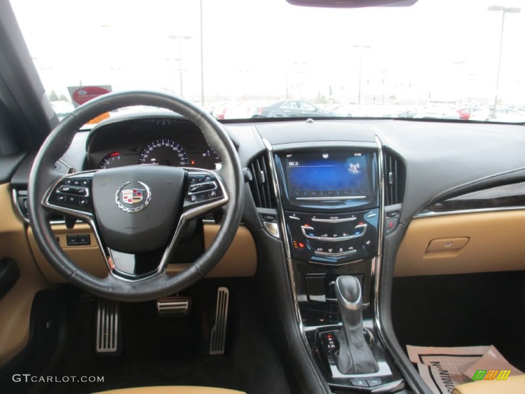 2013 ATS 3.6L Performance AWD - White Diamond Tricoat / Caramel/Jet Black Accents photo #11