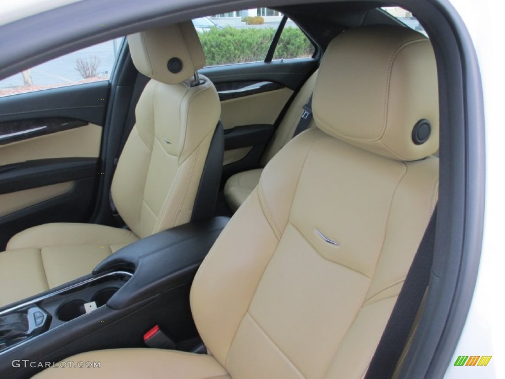 2013 ATS 3.6L Performance AWD - White Diamond Tricoat / Caramel/Jet Black Accents photo #12