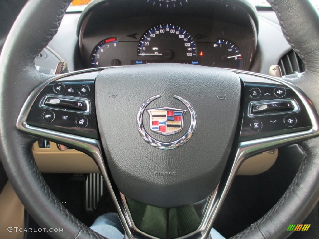 2013 ATS 3.6L Performance AWD - White Diamond Tricoat / Caramel/Jet Black Accents photo #15