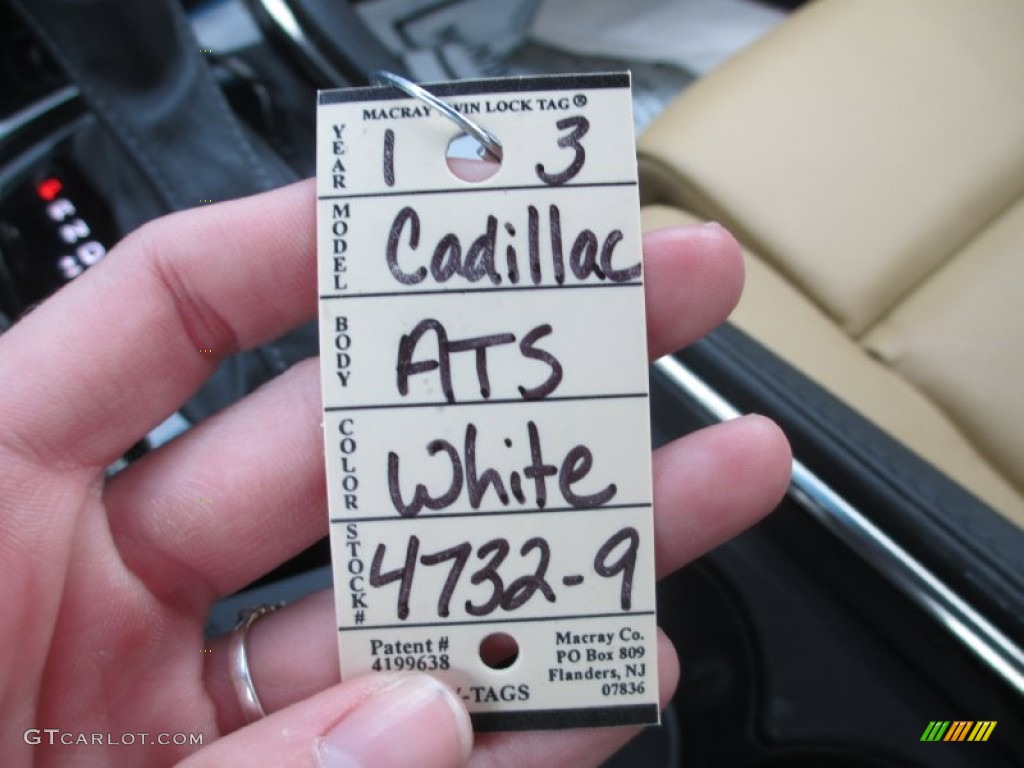 2013 ATS 3.6L Performance AWD - White Diamond Tricoat / Caramel/Jet Black Accents photo #20