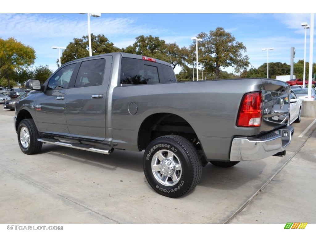 2012 Ram 2500 HD SLT Crew Cab 4x4 - Mineral Gray Metallic / Dark Slate/Medium Graystone photo #3