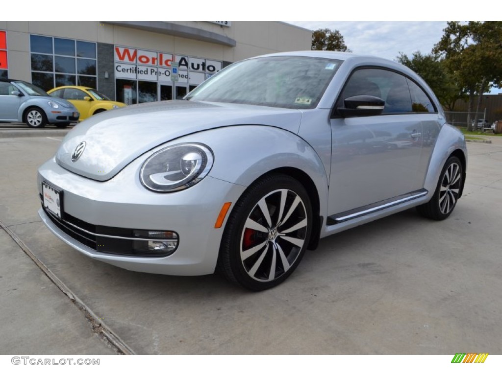 2012 Beetle Turbo - Reflex Silver Metallic / Titan Black photo #1