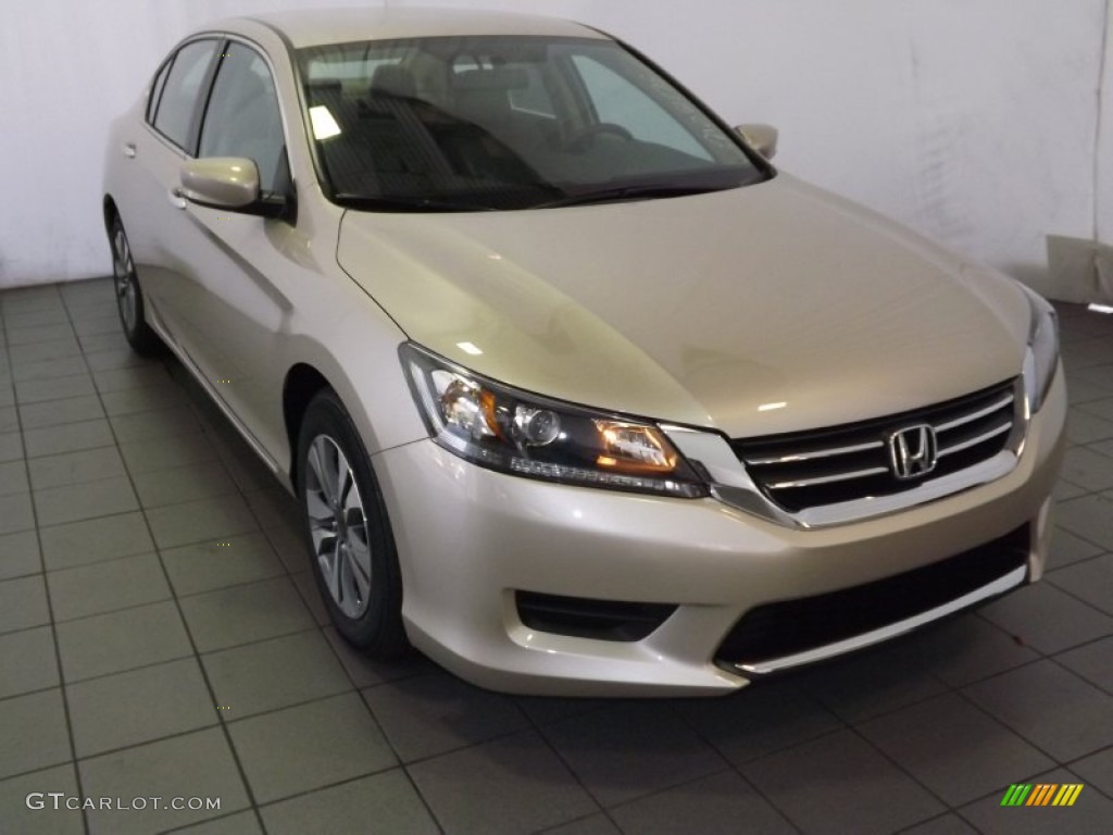 2014 Accord LX Sedan - Champagne Frost Pearl / Ivory photo #1