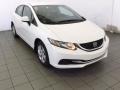 Taffeta White - Civic LX Sedan Photo No. 1