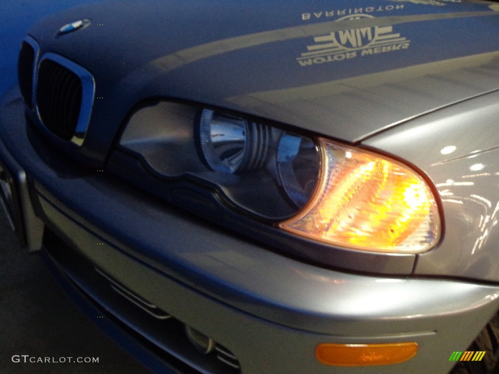 2003 3 Series 330i Coupe - Steel Blue Metallic / Sand photo #5