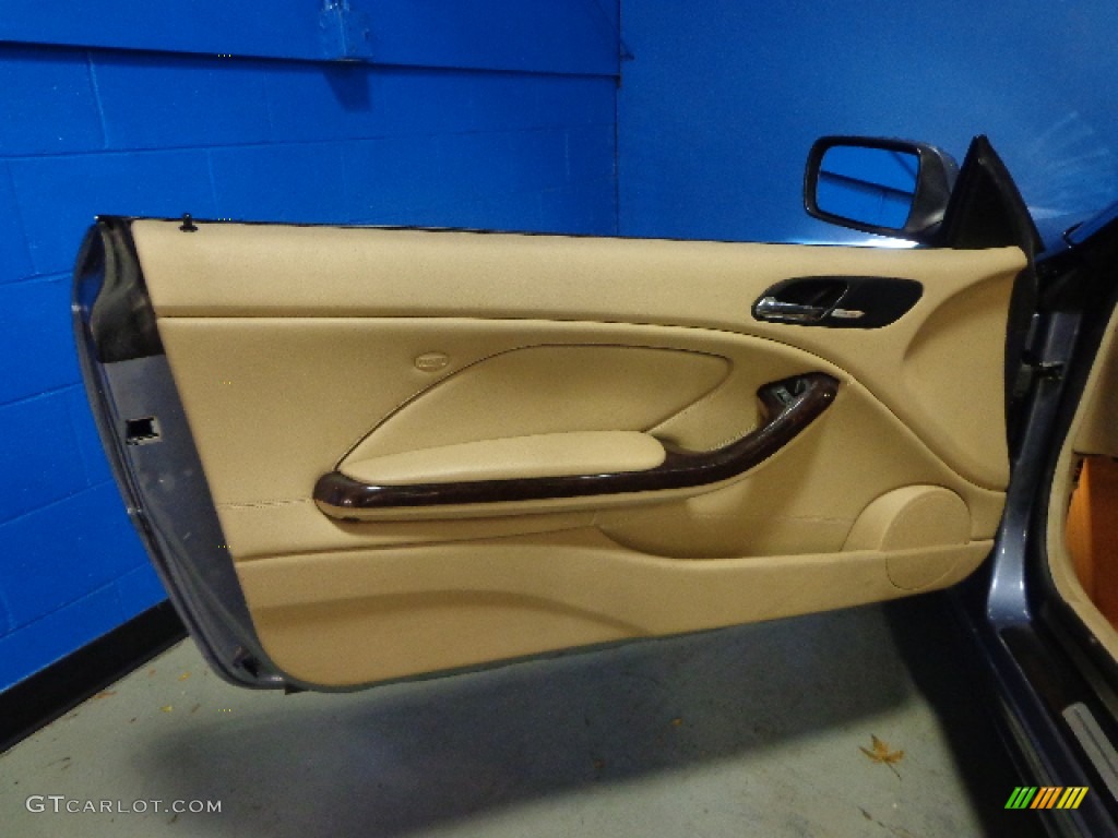 2003 3 Series 330i Coupe - Steel Blue Metallic / Sand photo #25