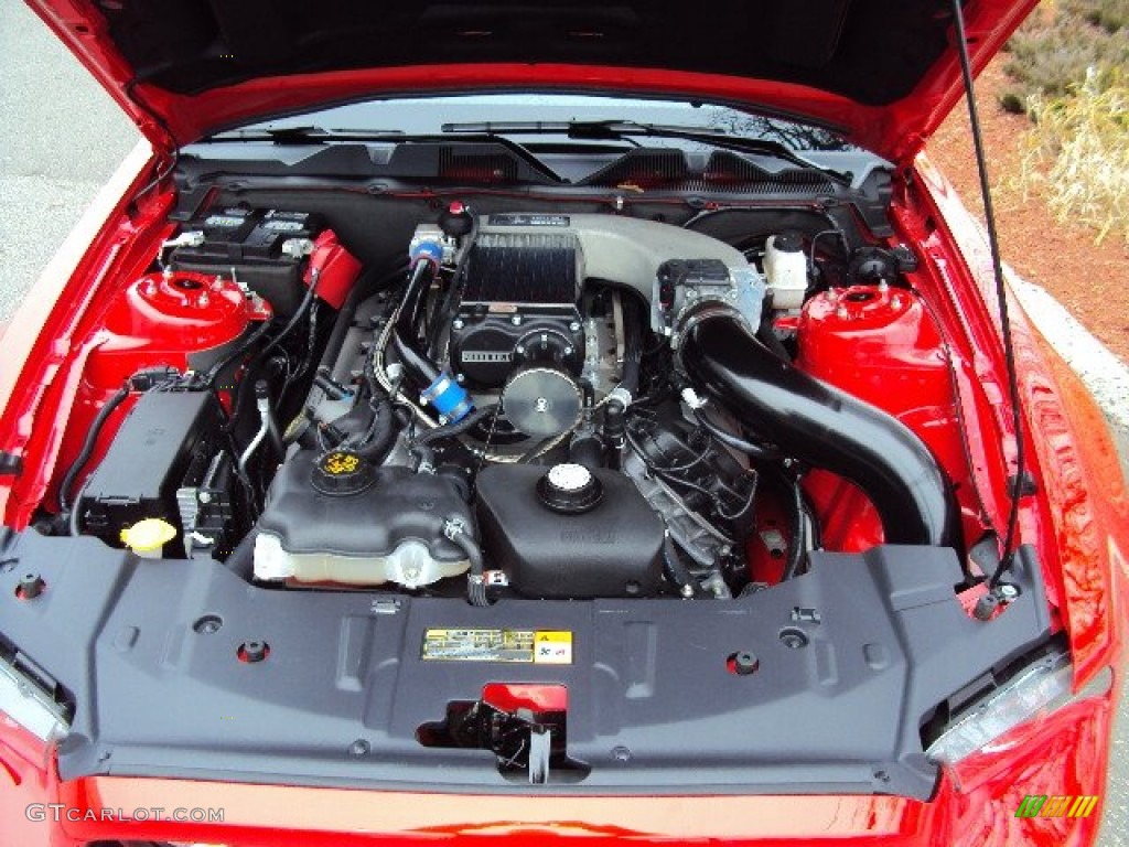 2014 Ford Mustang GT Coupe 5.0 Liter Kenne Bell Supercharged DOHC 32-Valve Ti-VCT V8 Engine Photo #87783101
