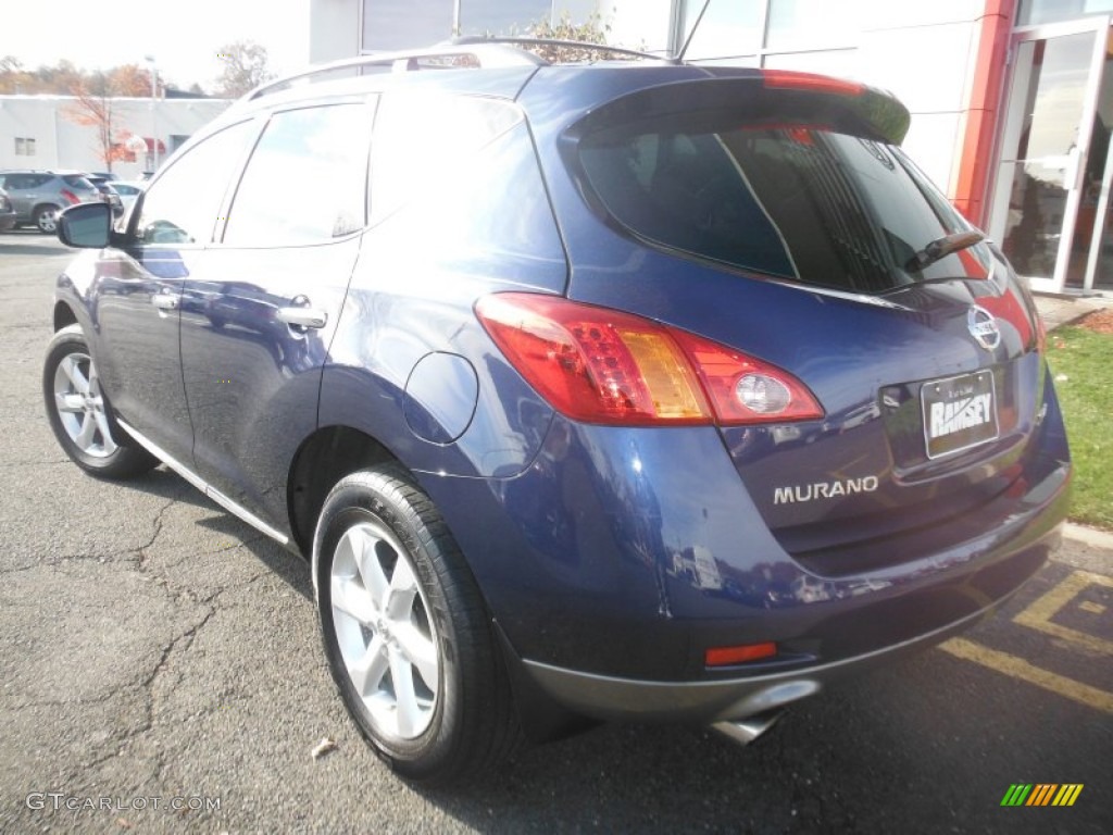 2010 Murano SL AWD - Deep Sapphire Blue Metallic / Beige photo #3