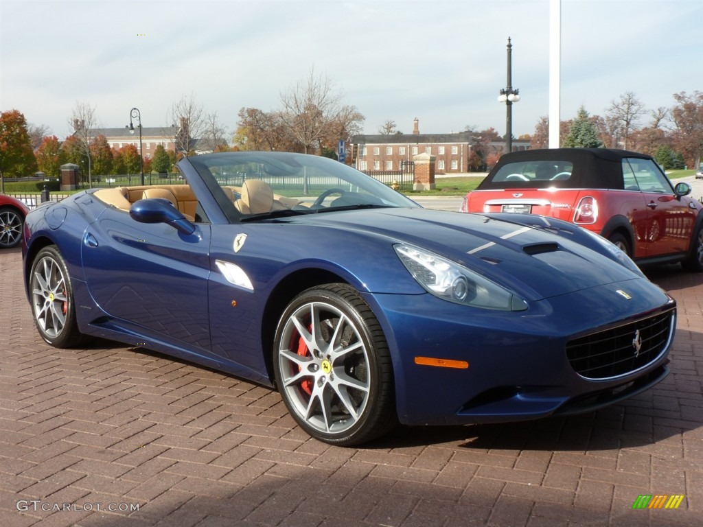 Tour de France Blue 2011 Ferrari California Standard California Model Exterior Photo #87784505