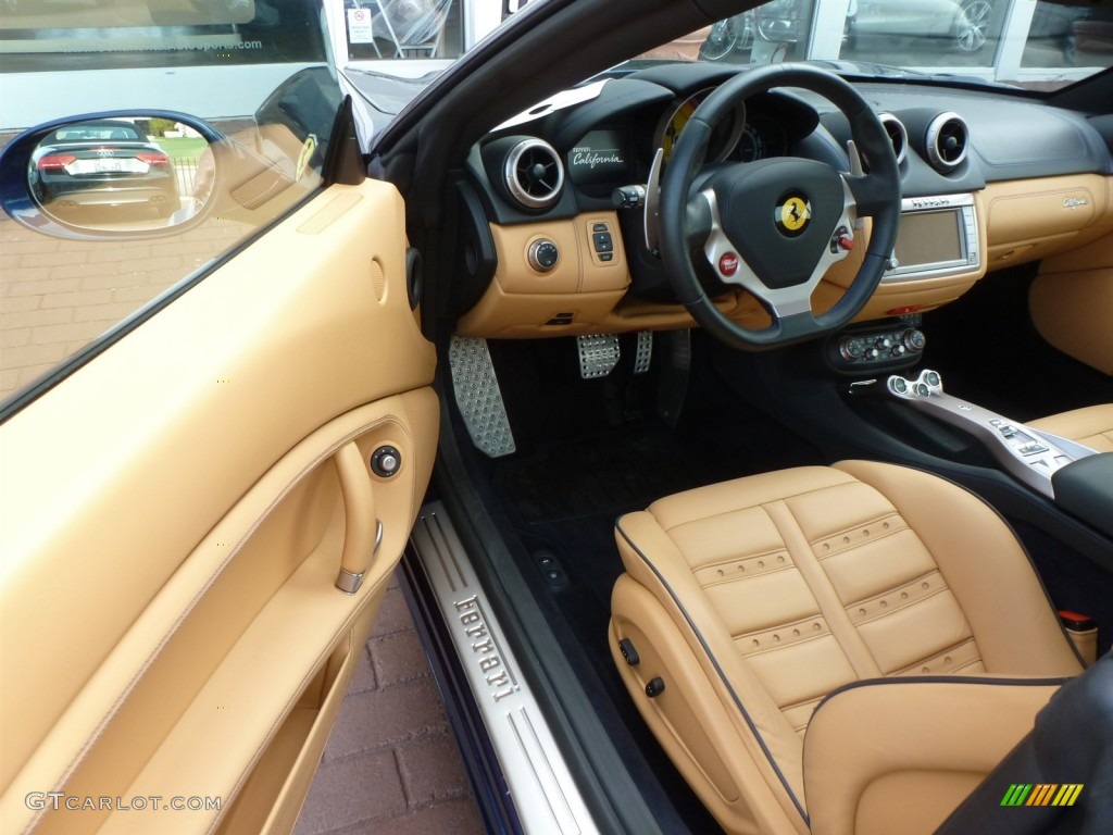 2011 Ferrari California Standard California Model Beige Dashboard Photo #87784685