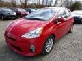 2013 Absolutely Red Toyota Prius c Hybrid Four  photo #7