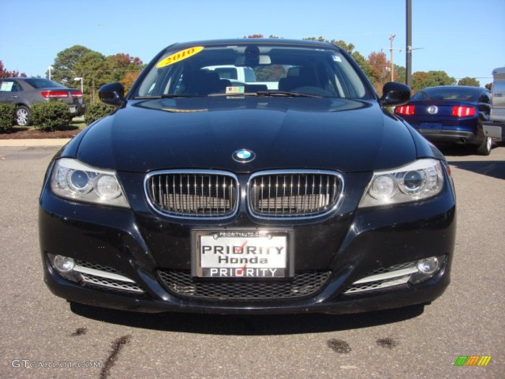 2010 3 Series 335d Sedan - Jet Black / Black photo #9