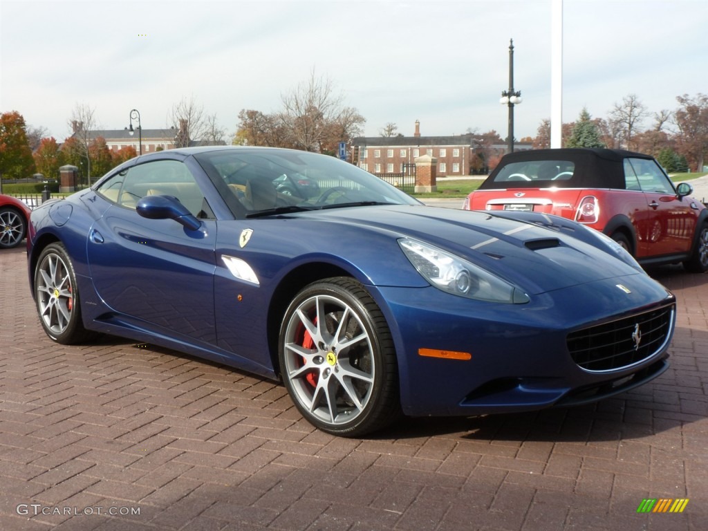 Tour de France Blue 2011 Ferrari California Standard California Model Exterior Photo #87785369