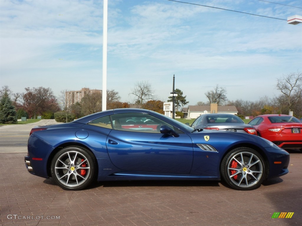 Tour de France Blue 2011 Ferrari California Standard California Model Exterior Photo #87785423