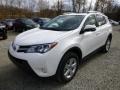 2013 Super White Toyota RAV4 XLE AWD  photo #7