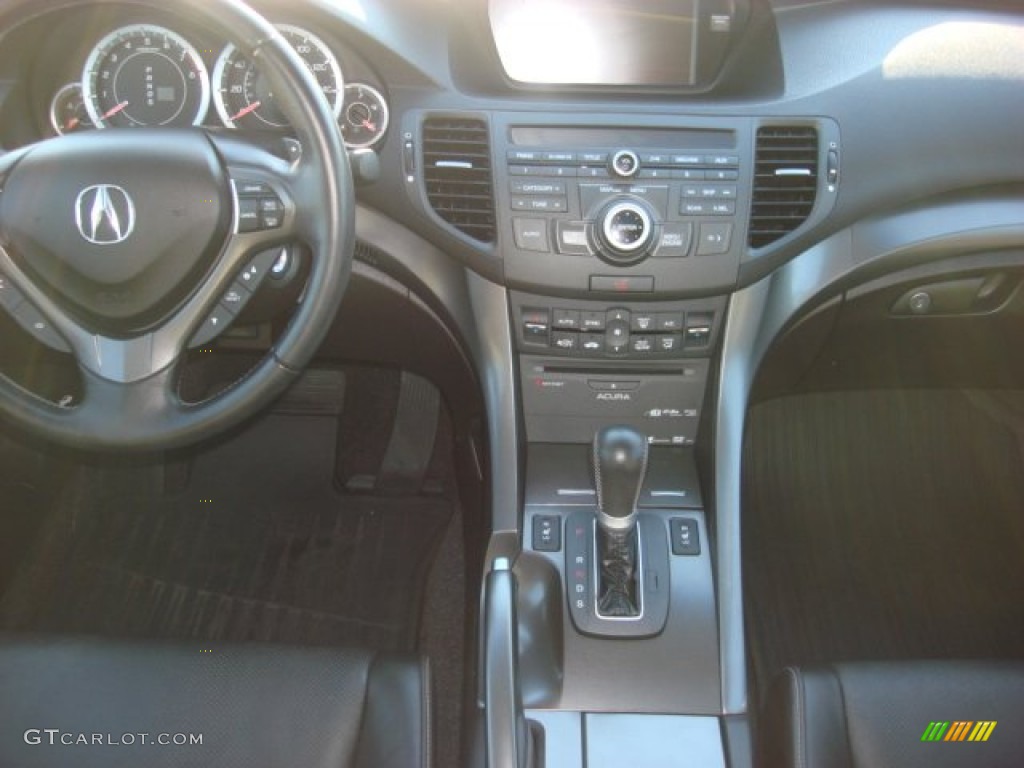 2012 TSX Technology Sedan - Crystal Black Pearl / Ebony photo #15