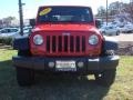 2009 Flame Red Jeep Wrangler Unlimited X 4x4  photo #8