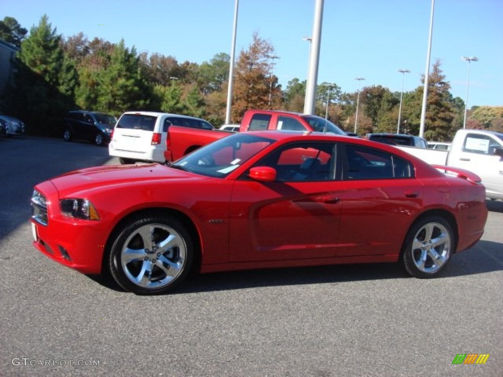 2013 Charger R/T Max - Redline 3 Coat Pearl / Black photo #15