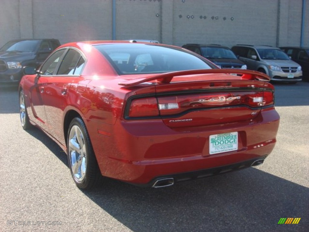 2013 Charger R/T Max - Redline 3 Coat Pearl / Black photo #16