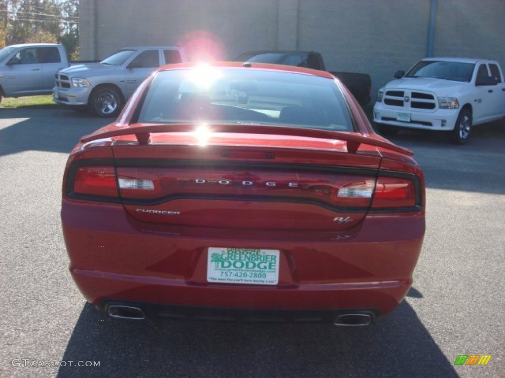 2013 Charger R/T Max - Redline 3 Coat Pearl / Black photo #17
