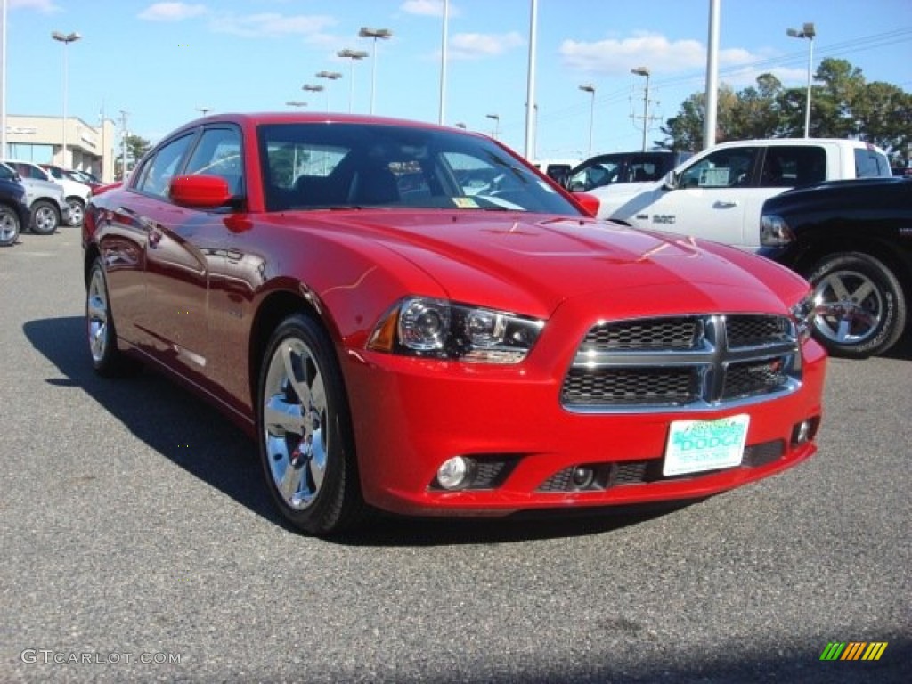 2013 Charger R/T Max - Redline 3 Coat Pearl / Black photo #21