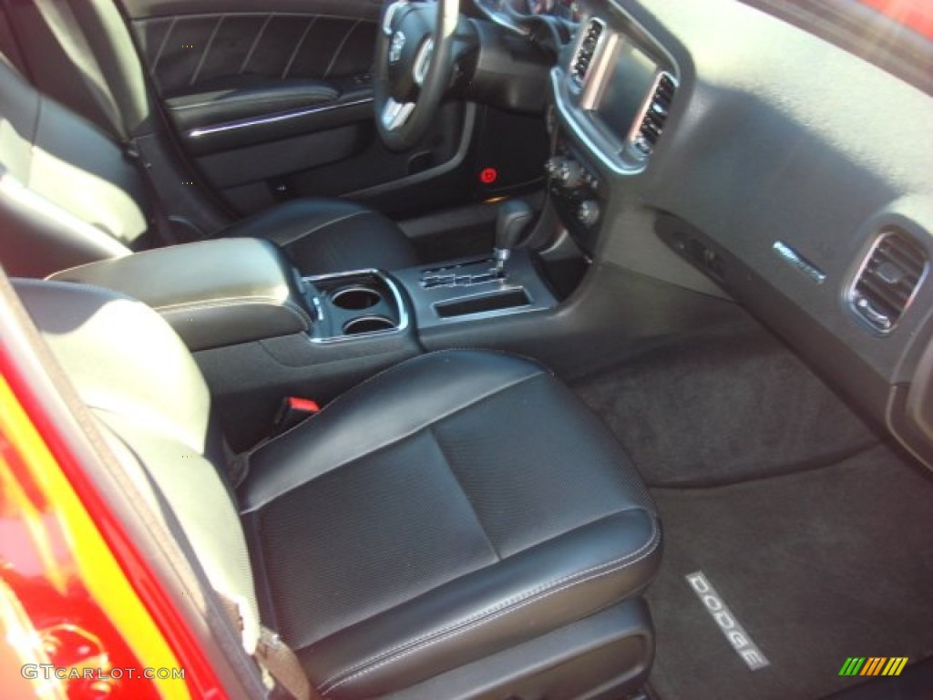 2013 Charger R/T Max - Redline 3 Coat Pearl / Black photo #25