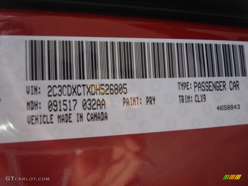 2013 Charger R/T Max - Redline 3 Coat Pearl / Black photo #35