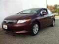 Crimson Pearl - Civic LX Sedan Photo No. 1