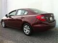 Crimson Pearl - Civic LX Sedan Photo No. 5
