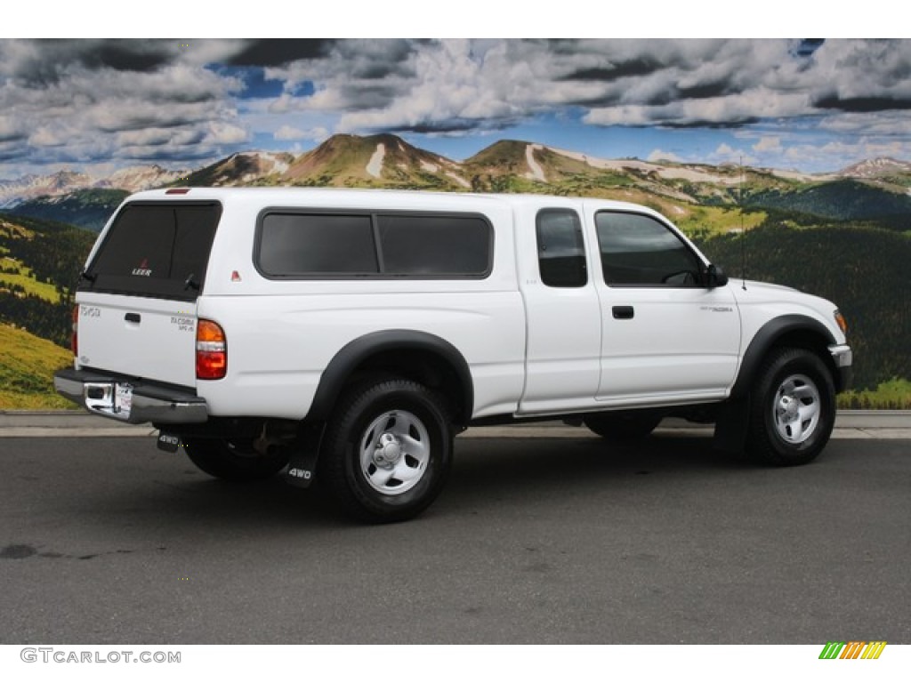 2004 Tacoma V6 Xtracab 4x4 - Super White / Oak photo #3