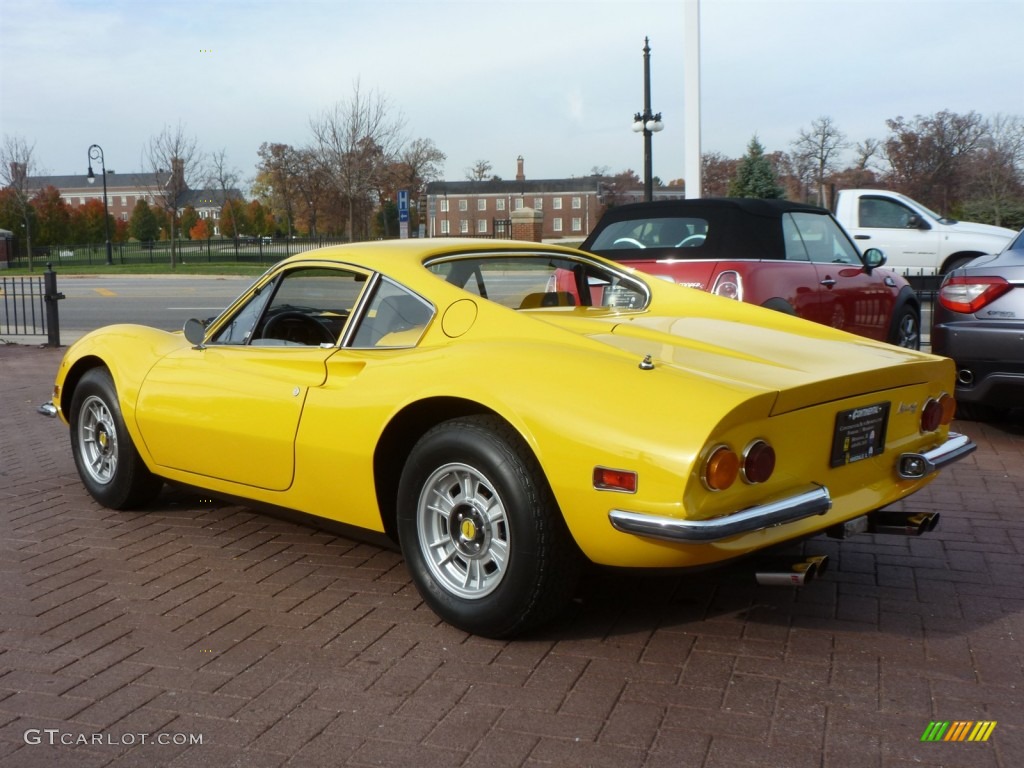 Yellow 1972 Ferrari Dino 246 GT Exterior Photo #87789188