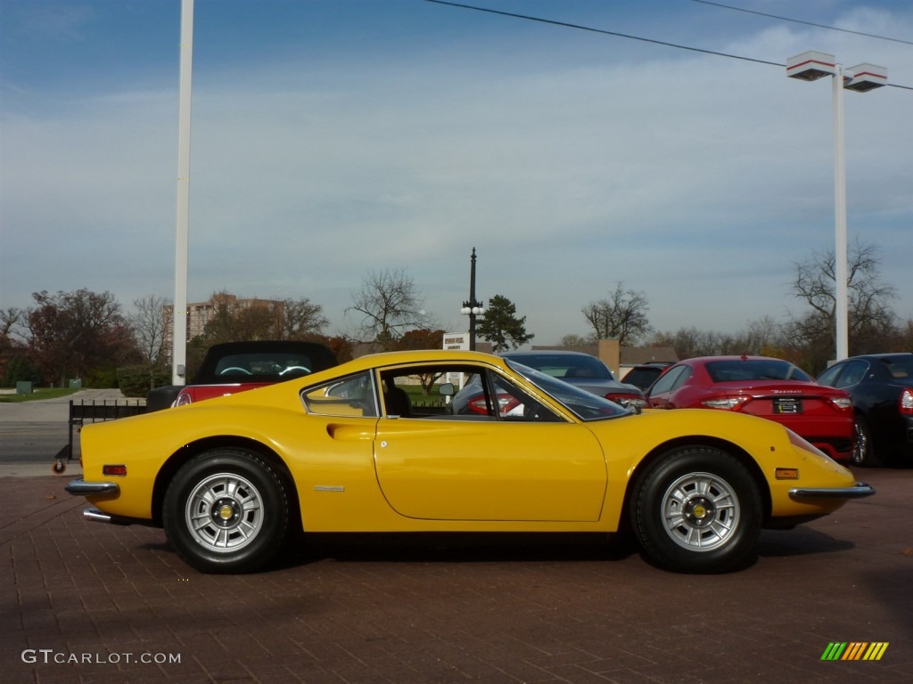 Yellow 1972 Ferrari Dino 246 GT Exterior Photo #87789290