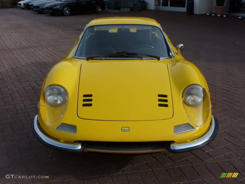 Yellow 1972 Ferrari Dino 246 GT Exterior Photo #87789329
