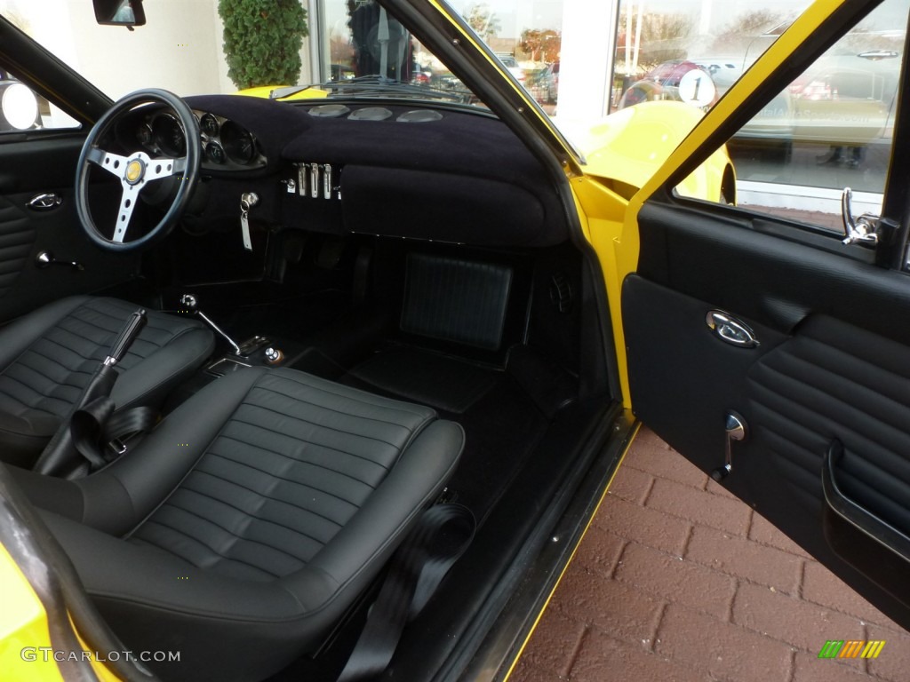Black Interior 1972 Ferrari Dino 246 GT Photo #87789494