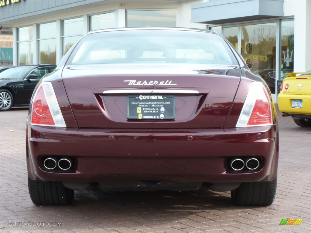 2008 Quattroporte  - Bordeaux Pontevecchio / Beige photo #4