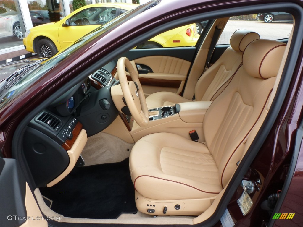 2008 Maserati Quattroporte Standard Quattroporte Model Front Seat Photo #87789596
