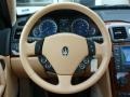2008 Maserati Quattroporte Beige Interior Steering Wheel Photo