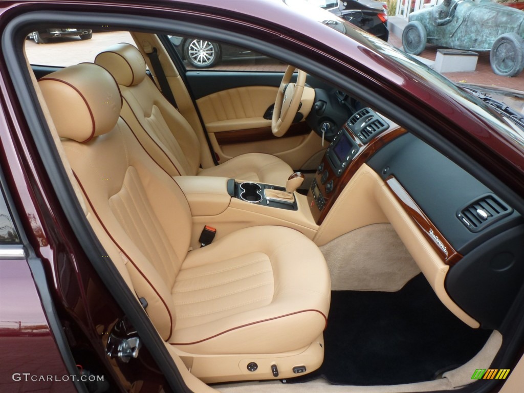 Beige Interior 2008 Maserati Quattroporte Standard Quattroporte Model Photo #87789638