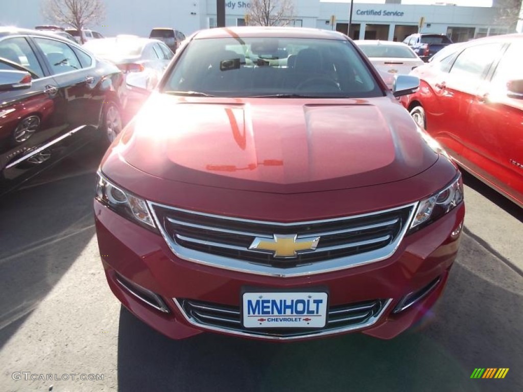 2014 Impala LTZ - Crystal Red Tintcoat / Jet Black photo #4