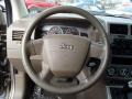 2007 Jeep Compass Pastel Pebble Beige Interior Steering Wheel Photo